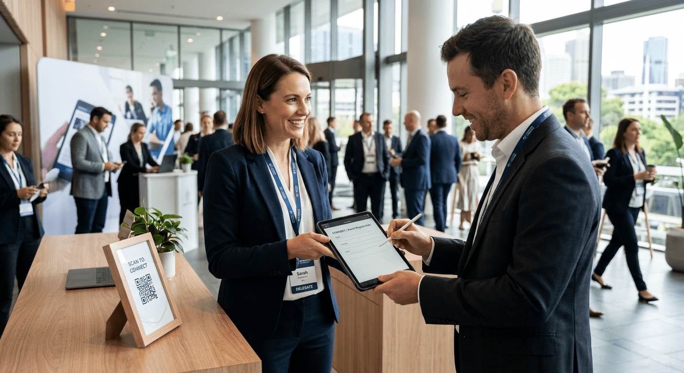 Why Contactless Lead Capture Beats Paper Sign-up Sheets at Events - Smart Tap