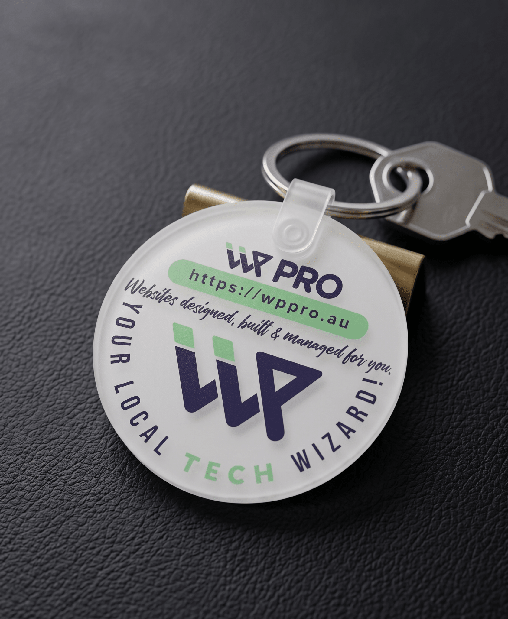 Smart NFC Key Chain – Custom Logo & Business Details - Smart Tap