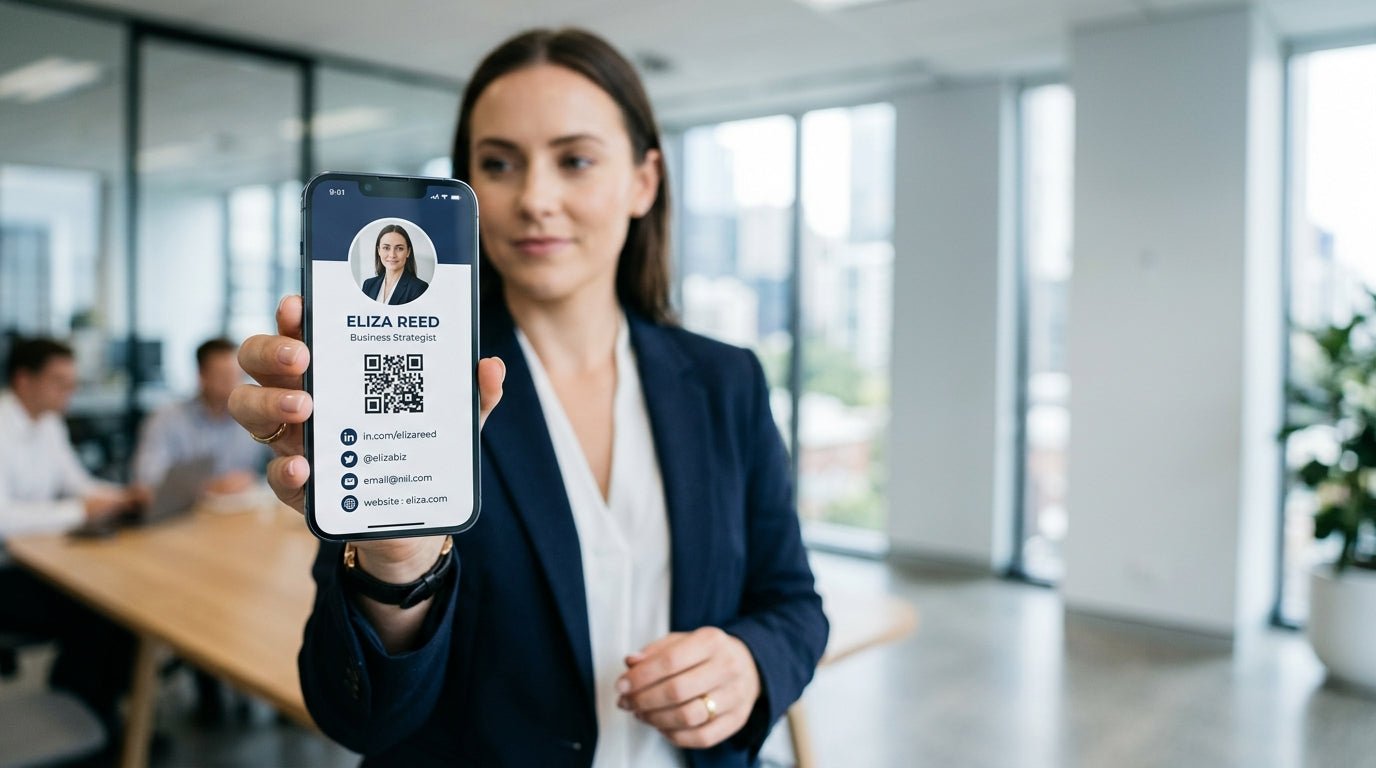 Digital Business Card Australia: Sharing from iPhone in 2026