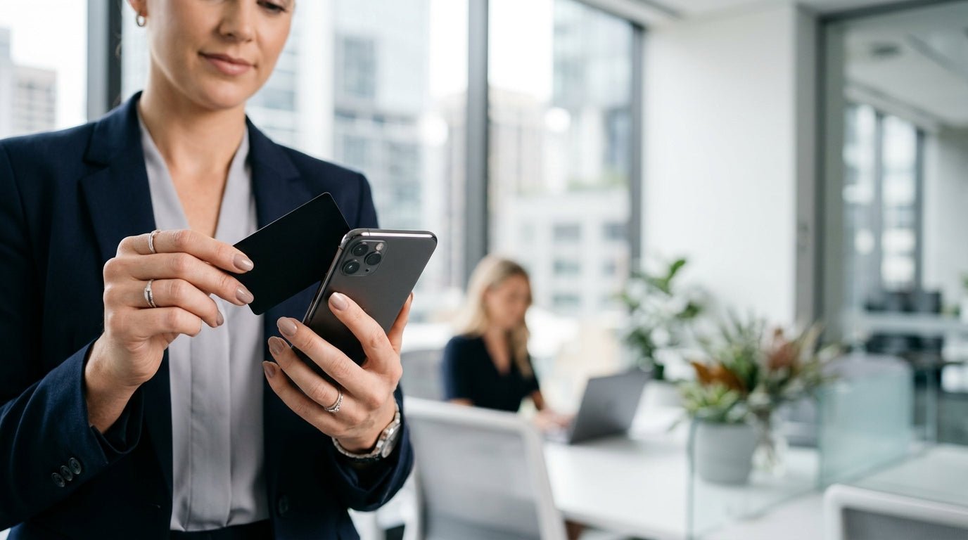 NFC Digital Business Card: Compliant Networking for Finance