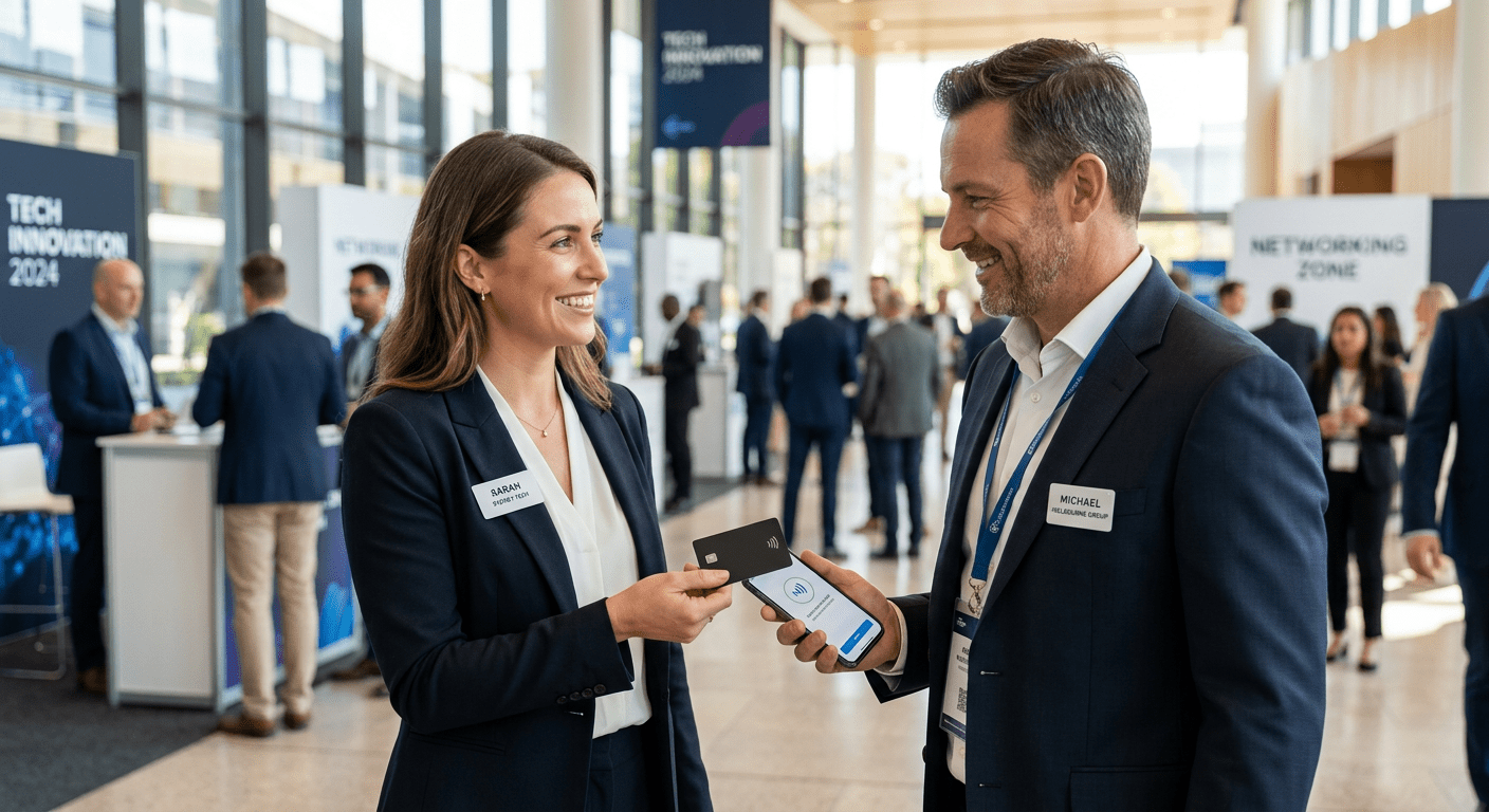 NFC Digital Business Cards: Maximise Trade Show Lead Generation - Smart Tap
