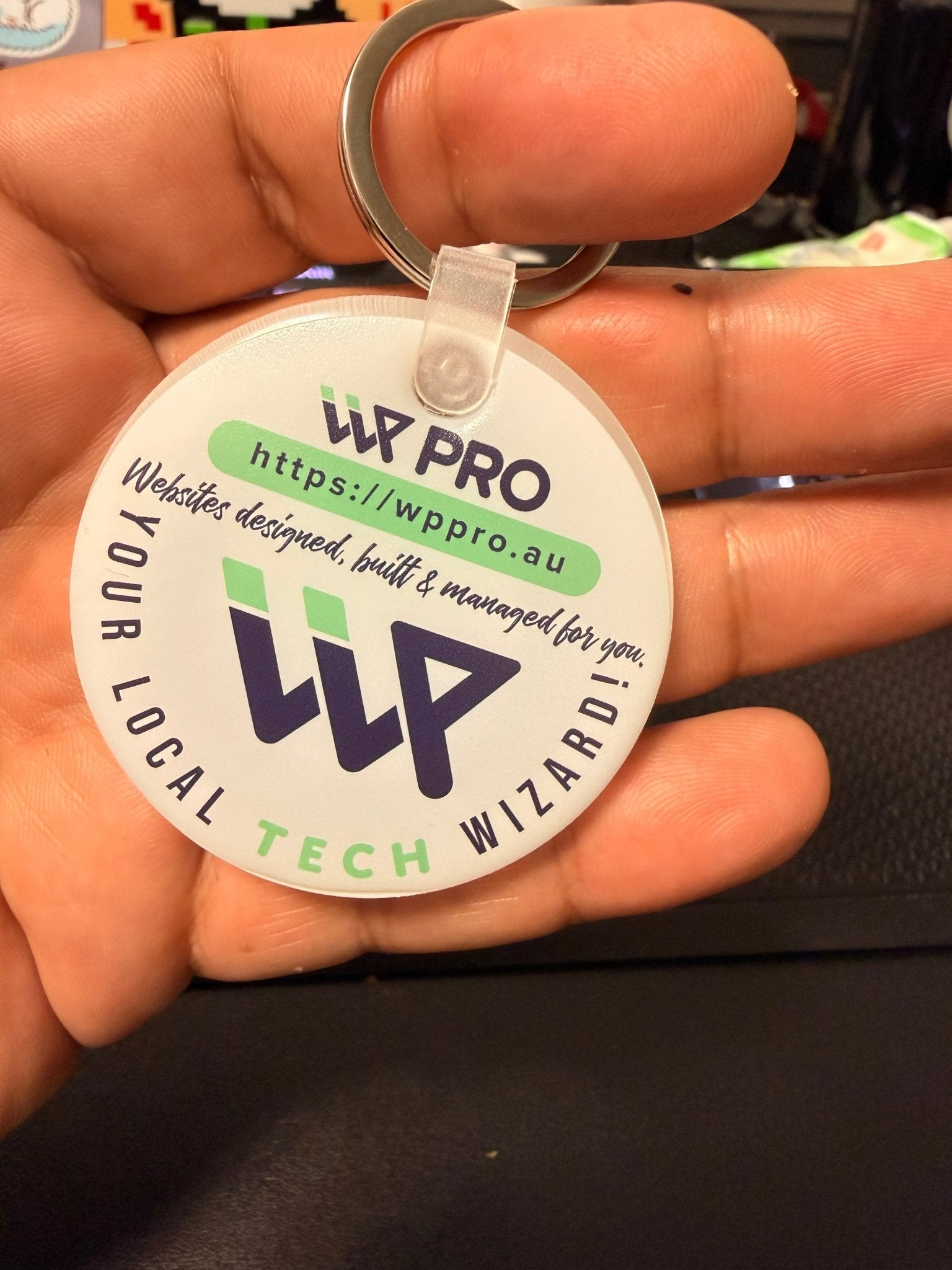 Smart NFC Key Chain – Custom Logo & Business Details