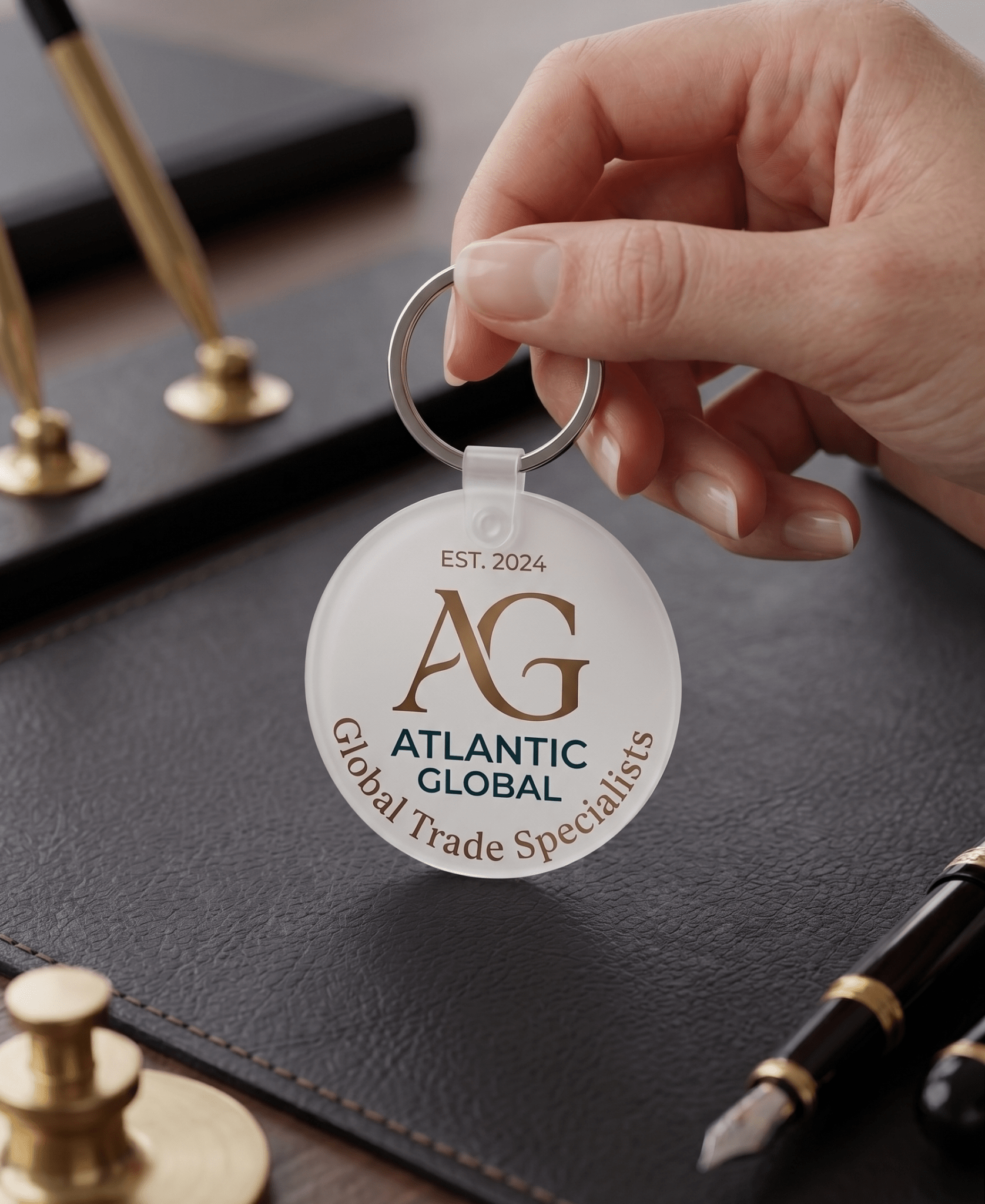 Smart NFC Key Chain – Custom Logo & Business Details